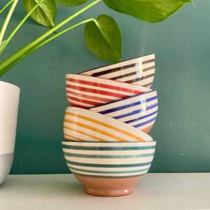 Decorative Moroccan yellow bowl