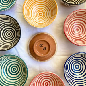 Decorative Moroccan blue bowl